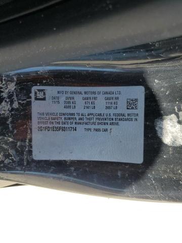 2015 CHEVROLET CAMARO LT 2G1FD1E35F9311714