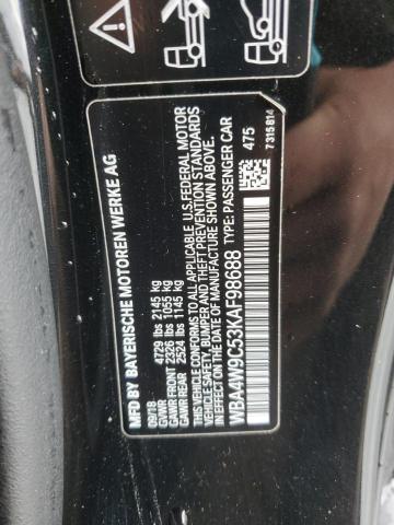 2019 BMW 440XI - WBA4W9C53KAF98688