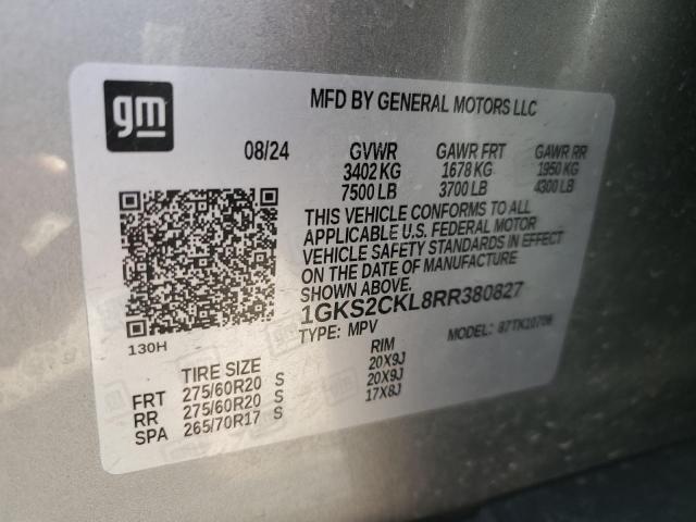 2024 GMC YUKON AT4 1GKS2CKL8RR380827