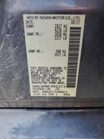 2017 NISSAN ALTIMA 2.5 - 1N4AL3AP6HC491571