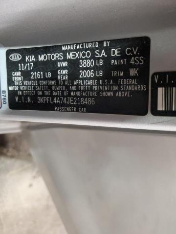 2018 KIA FORTE LX - 3KPFL4A74JE218486