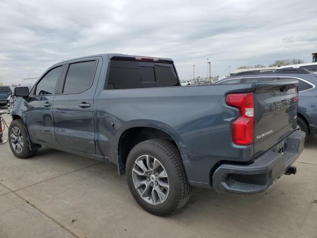 CHEVROLET SILVERADO 2021 blue  gas 1GCUYEED0MZ354752 photo #3