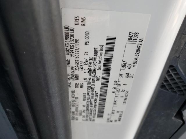 2015 FORD TRANSIT T- 1FBZX2CM9FKB12987