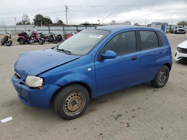 CHEVROLET AVEO BASE 2006 blue  gas KL1TD66646B586609 photo #1
