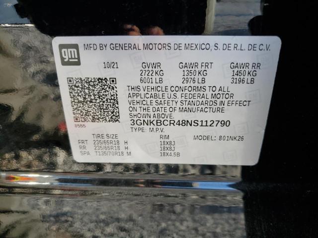2022 CHEVROLET BLAZER 2LT - 3GNKBCR48NS112790