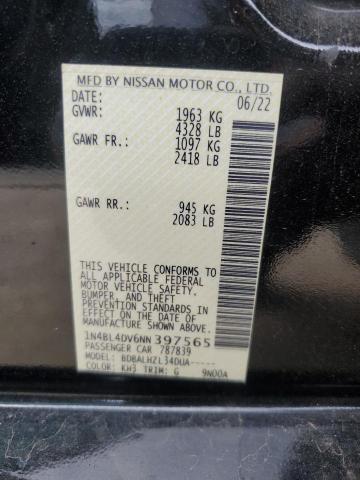 2022 NISSAN ALTIMA SV - 1N4BL4DV6NN397565