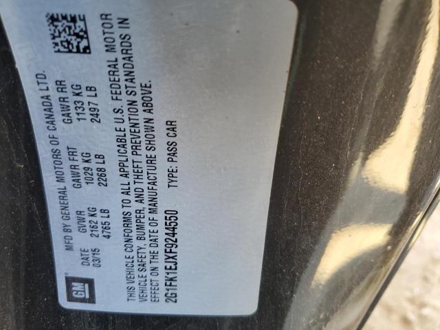 2015 CHEVROLET CAMARO ZL1 2G1FK1EJXF9244550