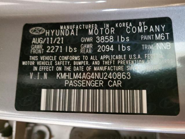2022 HYUNDAI ELANTRA SE - KMHLM4AG4NU240863