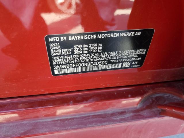 2024 BMW 330XI - 3MW89FF00R8E40500