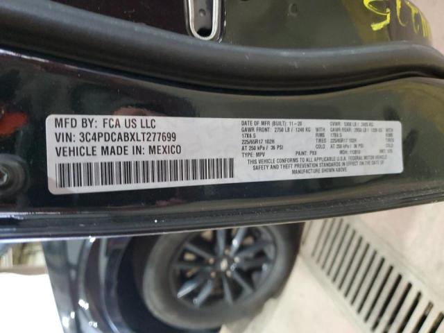 2020 DODGE JOURNEY SE - 3C4PDCABXLT277699