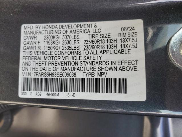 2025 HONDA CR-V SPORT - 7FARS6H83SE009038