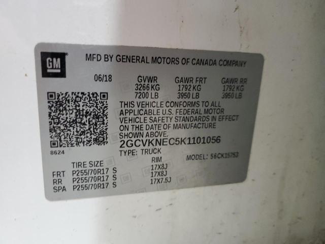 2019 CHEVROLET SILVERADO - 2GCVKNEC5K1101056