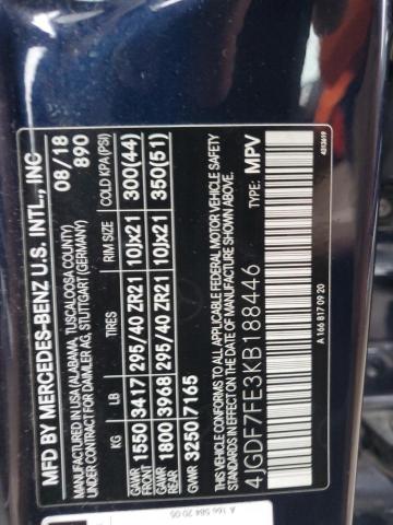 2019 MERCEDES-BENZ GLS 63 AMG - 4JGDF7FE3KB188446