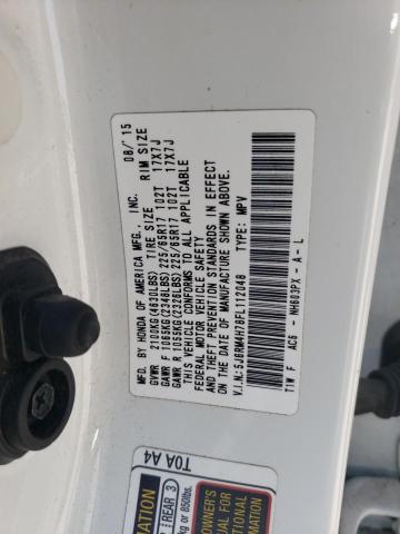 2015 HONDA CR-V EXL - 5J6RM4H78FL112048