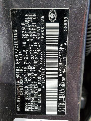 2015 TOYOTA CAMRY XSE - 4T1BK1FK1FU557563