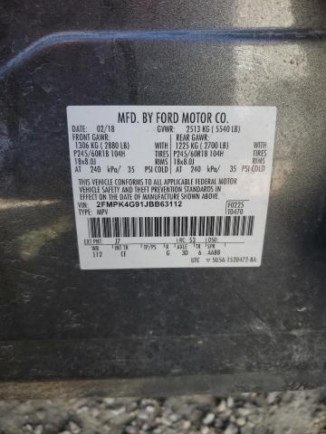 2018 FORD EDGE SE 2FMPK4G91JBB63112