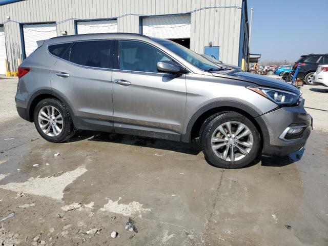 Vin: 5xyzu4la2jg555101, lot: 48424535, hyundai santa fe 20184