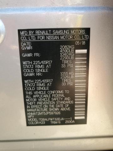 2018 NISSAN ROGUE S - KNMAT2MT5JP597926