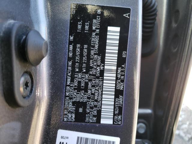 2021 TOYOTA HIGHLANDER - 5TDGZRBH4MS528011
