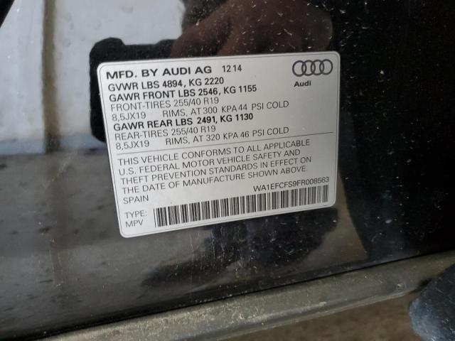 2015 AUDI Q3 PREMIUM - WA1EFCFS9FR008563