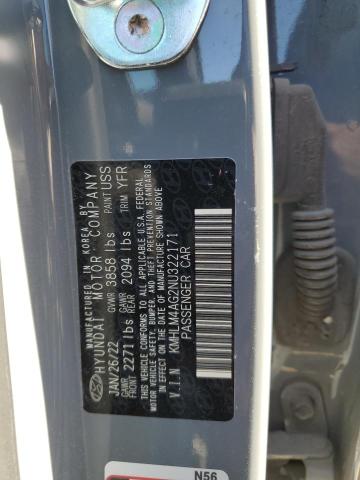 2022 HYUNDAI ELANTRA SE - KMHLM4AG2NU322171