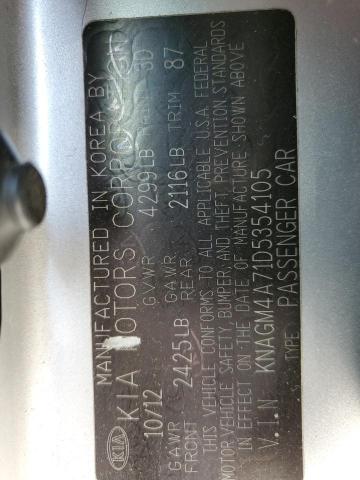 2013 KIA OPTIMA LX - KNAGM4A71D5354105