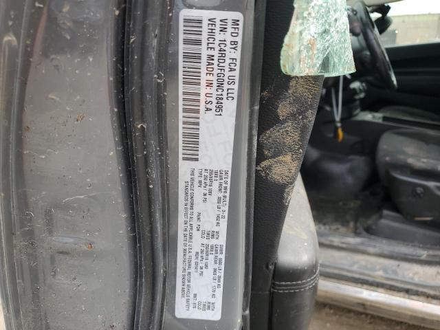 2022 DODGE DURANGO PU 1C4RDJFG0NC184951