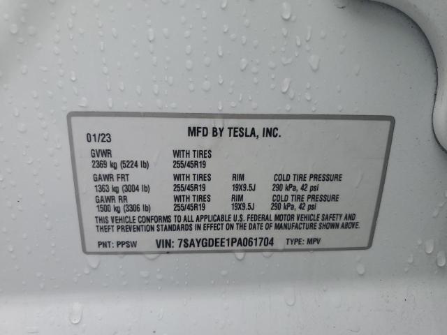 2023 TESLA MODEL Y - 7SAYGDEE1PA061704
