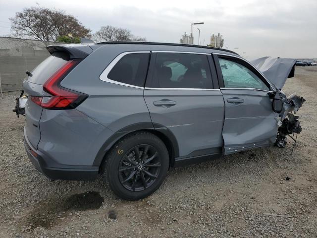 HONDA CR-V SPORT 2024 gray  hybrid engine 7FARS6H58RE079411 photo #4