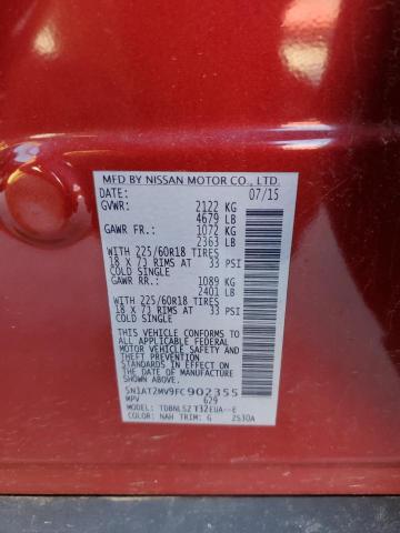 2015 NISSAN ROGUE S - 5N1AT2MV9FC902355