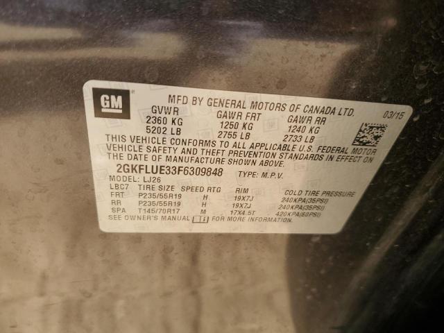 2015 GMC TERRAIN DE - 2GKFLUE33F6309848