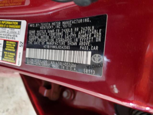 2018 TOYOTA CAMRY L - 4T1B11HK6JU542565