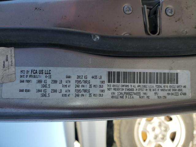 2016 JEEP PATRIOT SP - 1C4NJPBA9GD744555