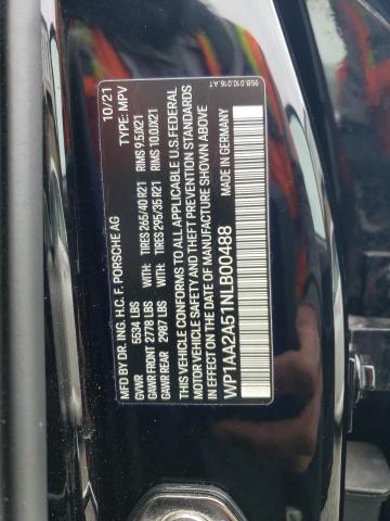 2022 PORSCHE MACAN - WP1AA2A51NLB00488