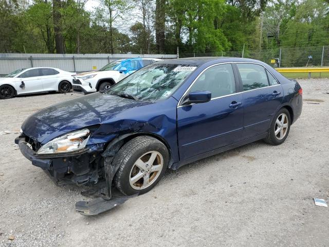 HONDA ACCORD EX 2005 blue  gas 1HGCM567X5A079182 photo #1