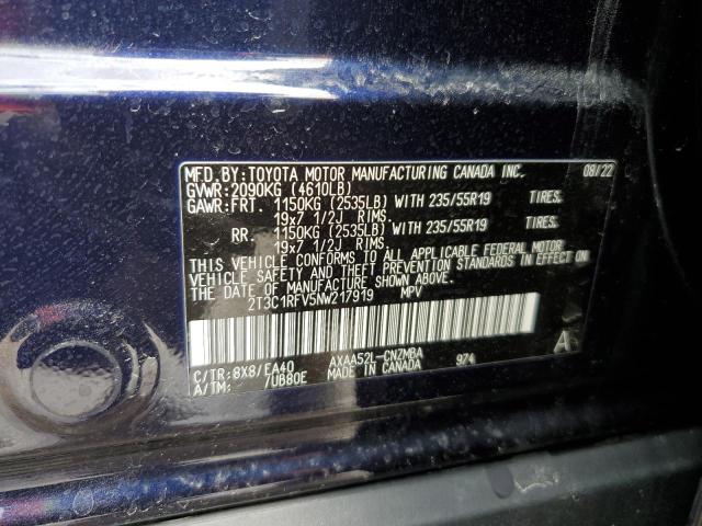 2022 TOYOTA RAV4 XLE P - 2T3C1RFV5NW217919