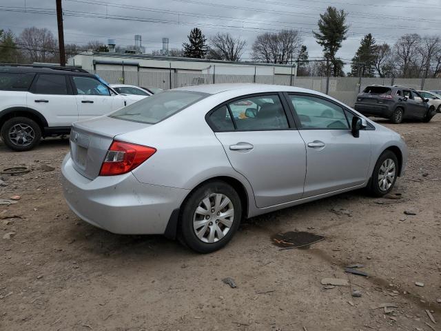 HONDA CIVIC LX 2012 silver  gas 19XFB2F59CE034761 photo #4