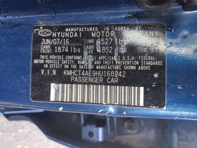 2017 HYUNDAI ACCENT SE - KMHCT4AE9HU168242