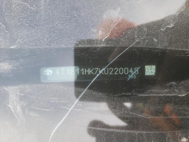 2019 TOYOTA CAMRY L - 4T1B11HK7KU220048