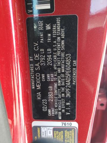 2023 KIA FORTE LX 3KPF24AD5PE604853