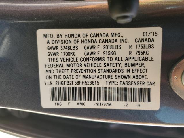 2015 HONDA CIVIC LX - 2HGFB2F58FH523615