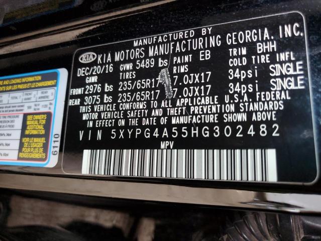 2017 KIA SORENTO LX - 5XYPG4A55HG302482