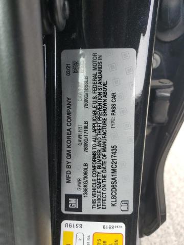 2021 CHEVROLET SPARK 1LT - KL8CD6SA1MC217435