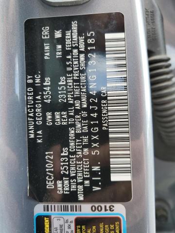 2022 KIA K5 LXS - 5XXG14J24NG132185