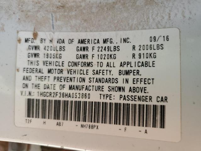 2017 HONDA ACCORD LX - 1HGCR2F36HA053860