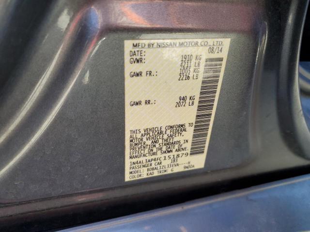 2015 NISSAN ALTIMA 2.5 - 1N4AL3AP4FC151879