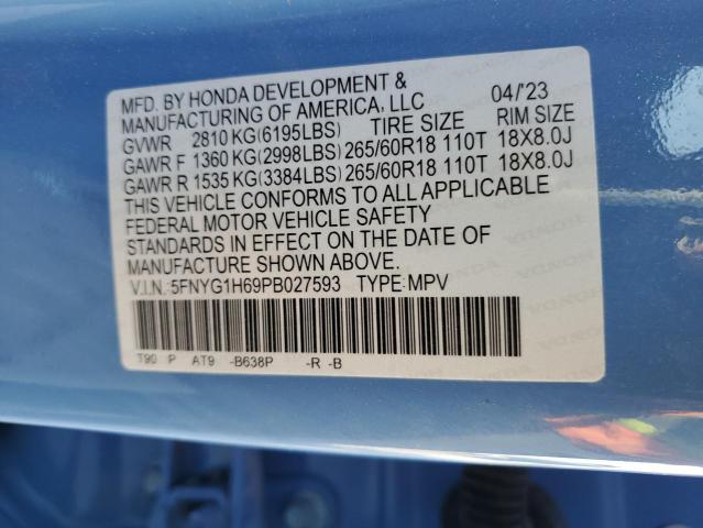 2023 HONDA PILOT TRAI 5FNYG1H69PB027593