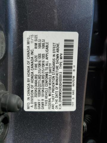 2016 HONDA CR-V LX - 2HKRM3H33GH505913