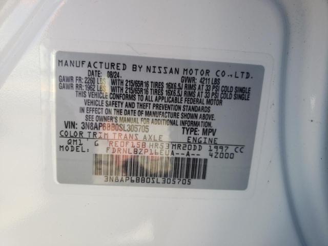 2025 NISSAN KICKS S - 3N8AP6BB0SL305705