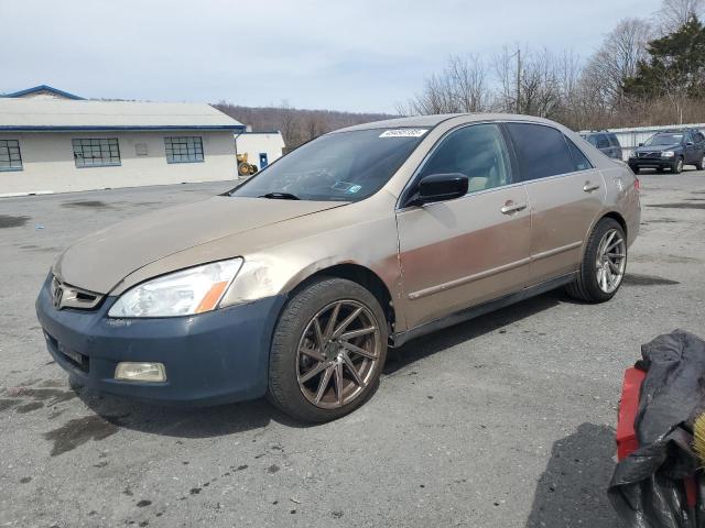 HONDA ACCORD LX 2004 beige sedan 4d gas 1HGCM56374A136790 photo #1